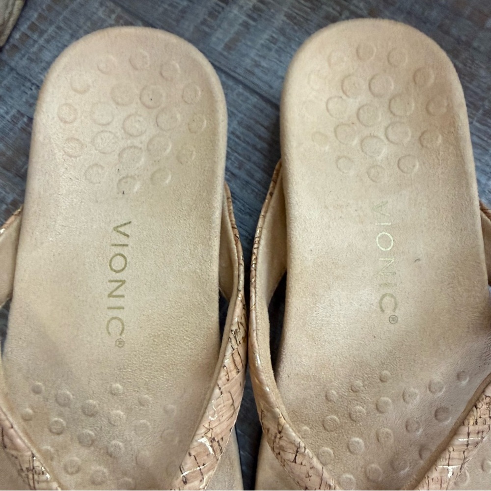 Vionic Bella flip flop sandals sz10 like new - Picture 6 of 12